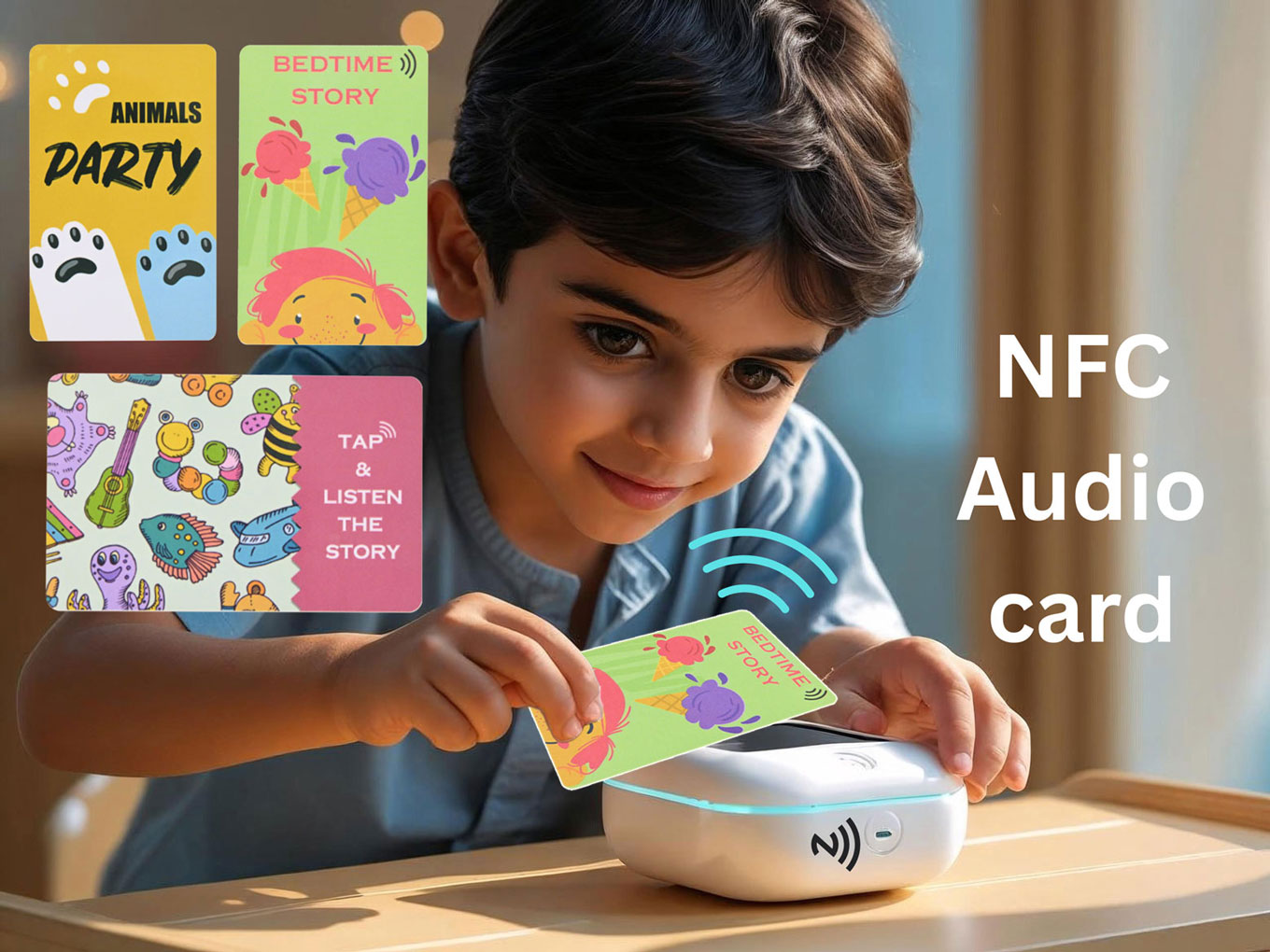 NFC audio story card manufacturer